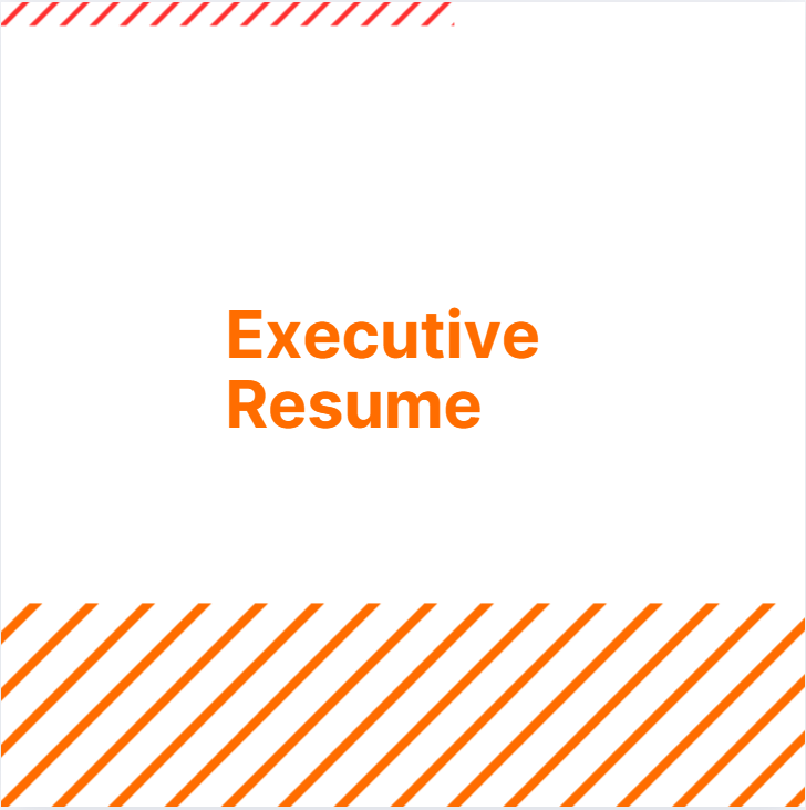 Executive-Level Resume